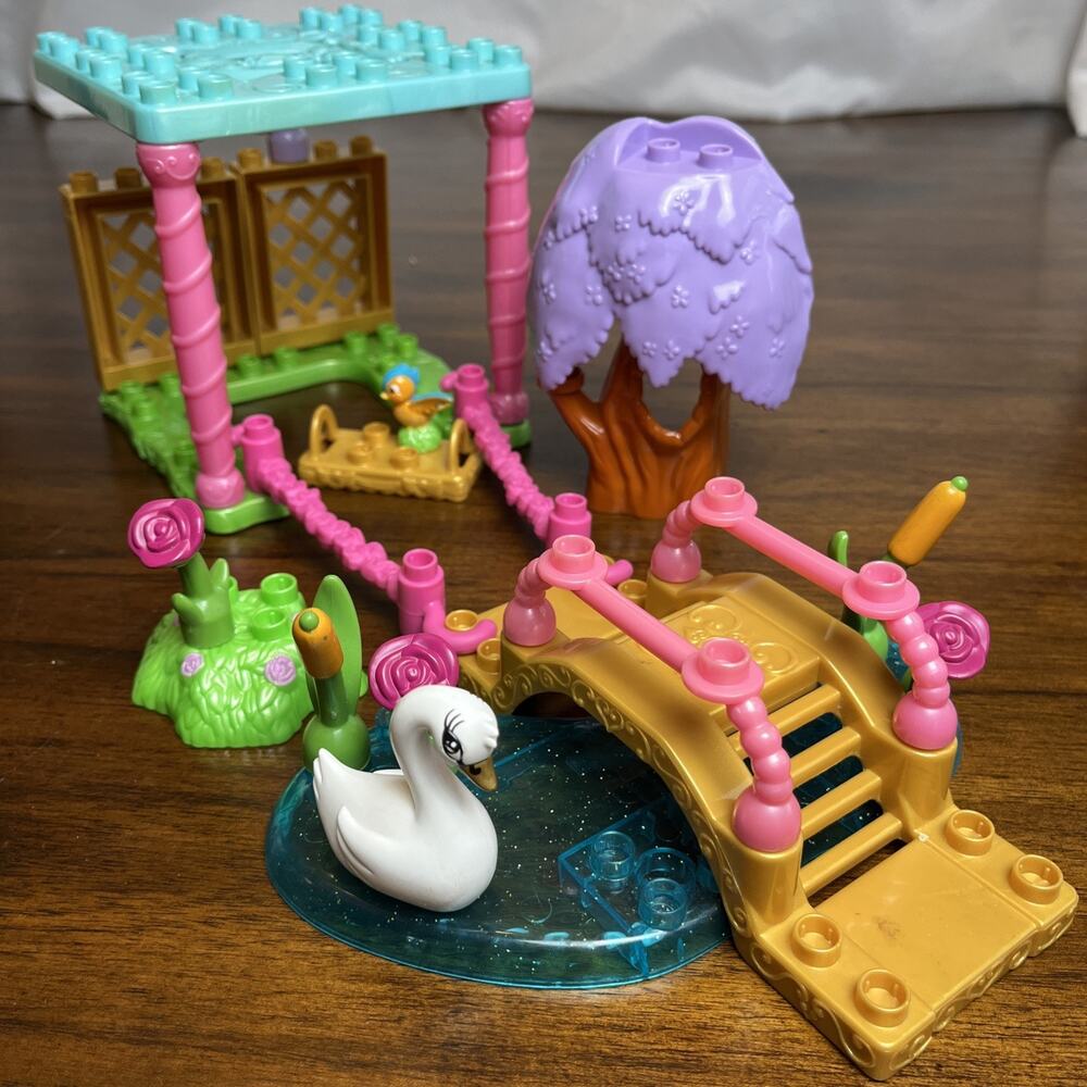 FOR PARTS Mega Bloks Disney Princess Cinderella Garden Replacement Pieces Only